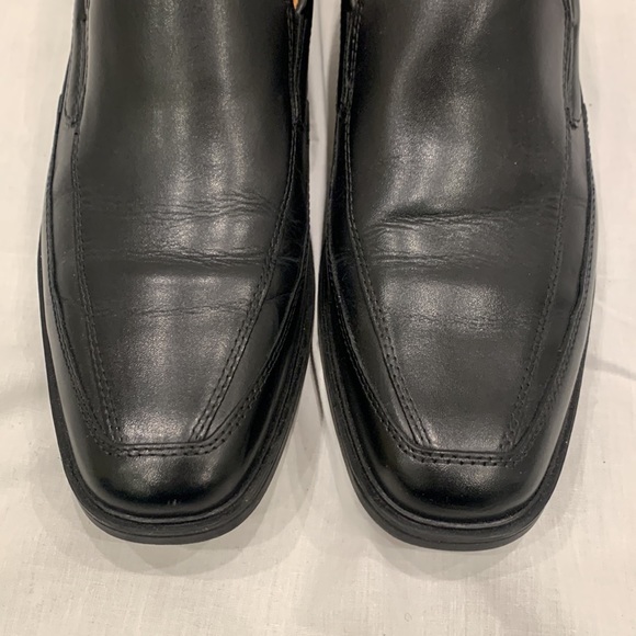 Clarks Ortholite Black Leather Loafer - Picture 4 of 8